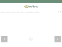 Tablet Screenshot of grandheritage.com